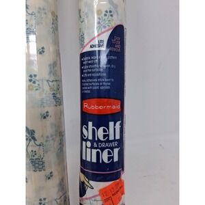 2 Vintage Rubbermaid Self Adhesive Shelf Liner ContactPaper Goose Pattern NEW I
